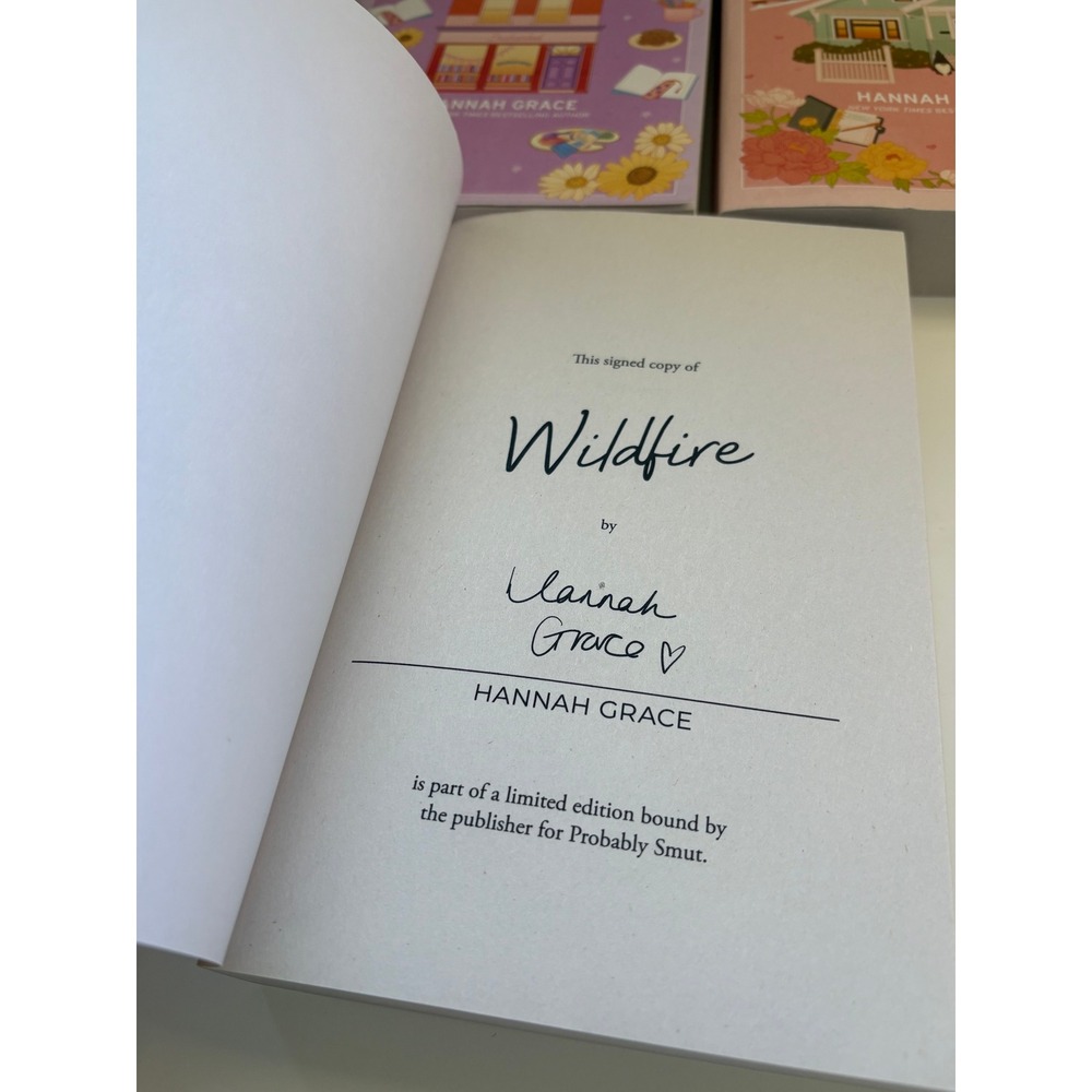 SIGNED Icebreaker, Wildfire & Daydream MAPLE HILLS by Hannah Grace PROBABLY SMUT - Picture 3 of 10